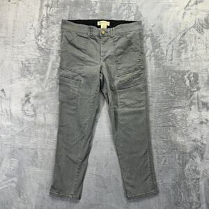 Democracy AB Technology Skinny Cargo Jeans Women's Size 10 Gray Denim